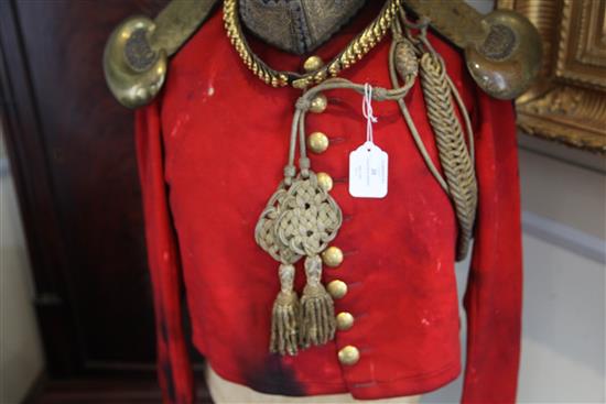 A rare Honourable Corps of Gentlemen-at-Arms officers coatee and shako, c.1840,